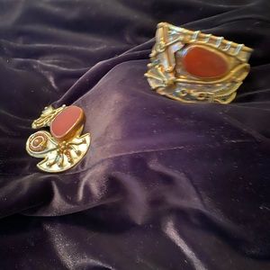 "Viking style" Cuff and pendant